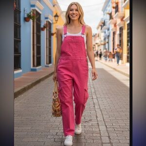 MIA Pink Women's Jeans Overalls